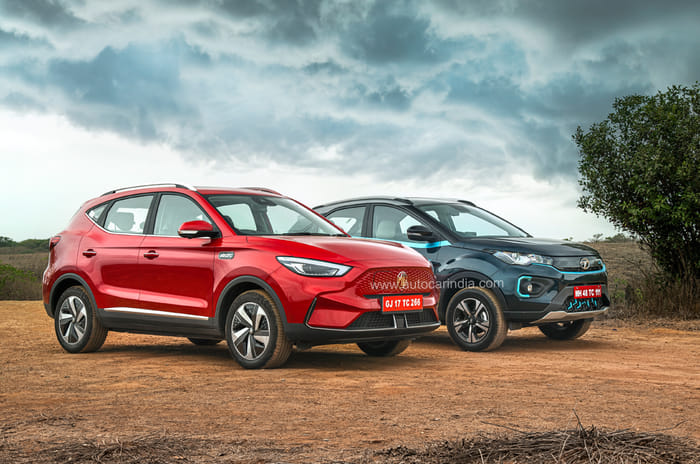 Nexon EV Max vs MG ZS EV facelift comparison